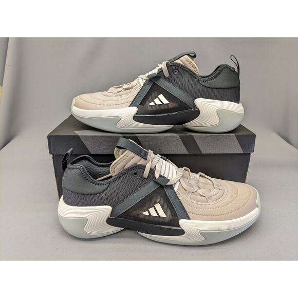 Adidas Women's Exhibit Select Sneaker, Wonder Beige/Off White/Carbon, 14 - Picture 2 of 9